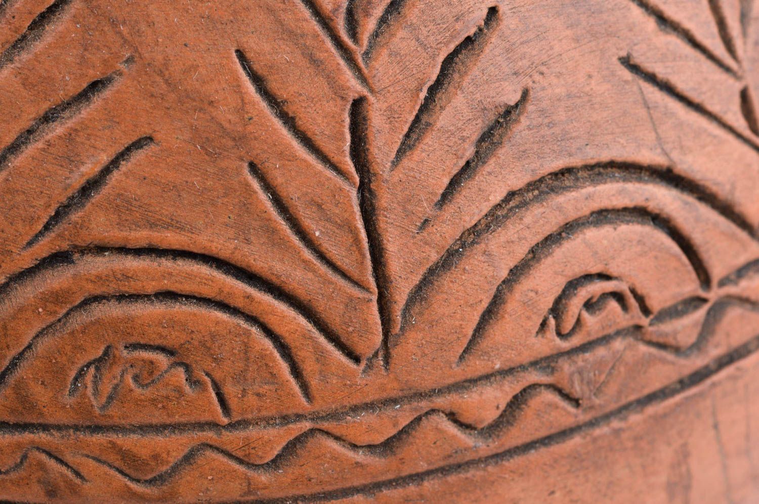 Öko Geschirr Keramik Krug handmade Ton Geschirr Krug aus Ton 1.8 L umweltsicher foto 5