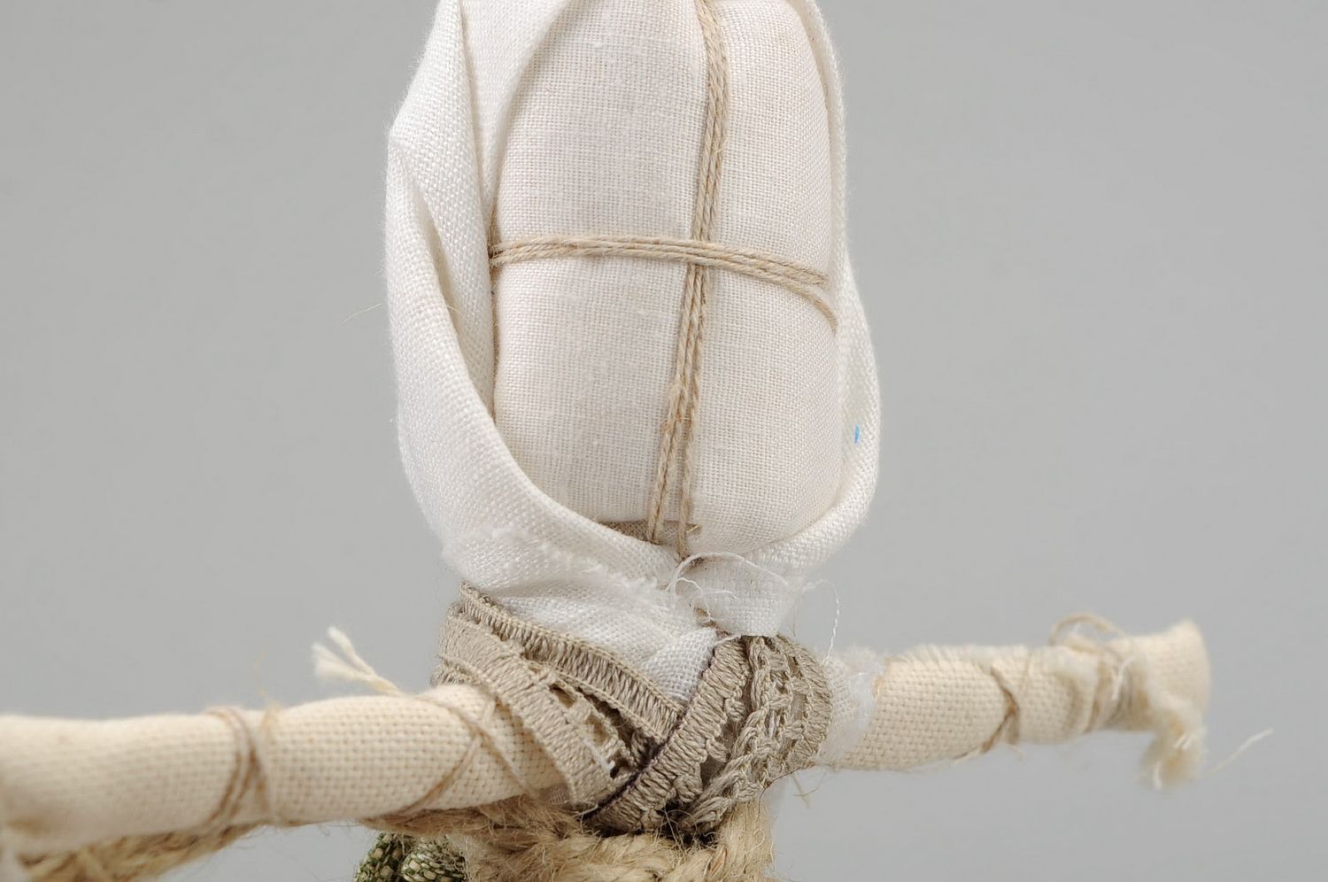 Motanka doll made of flax photo 5