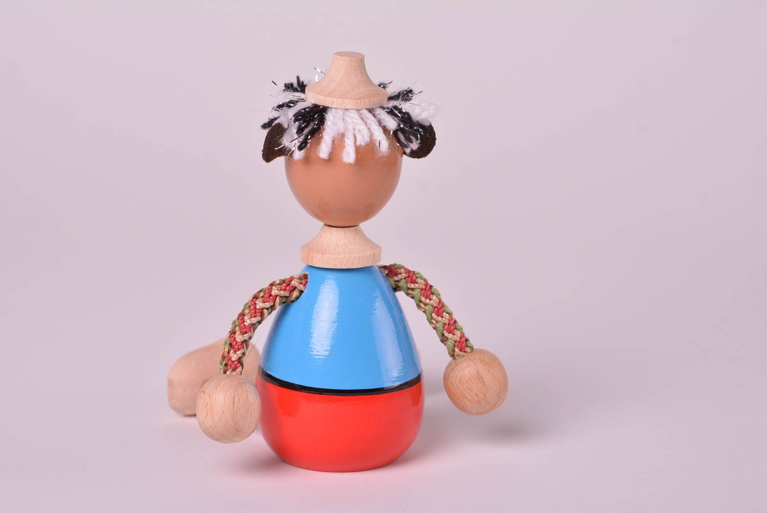 Игрушка ручной работы игрушка из дерева подарок для ребенка симпатичная фото 3