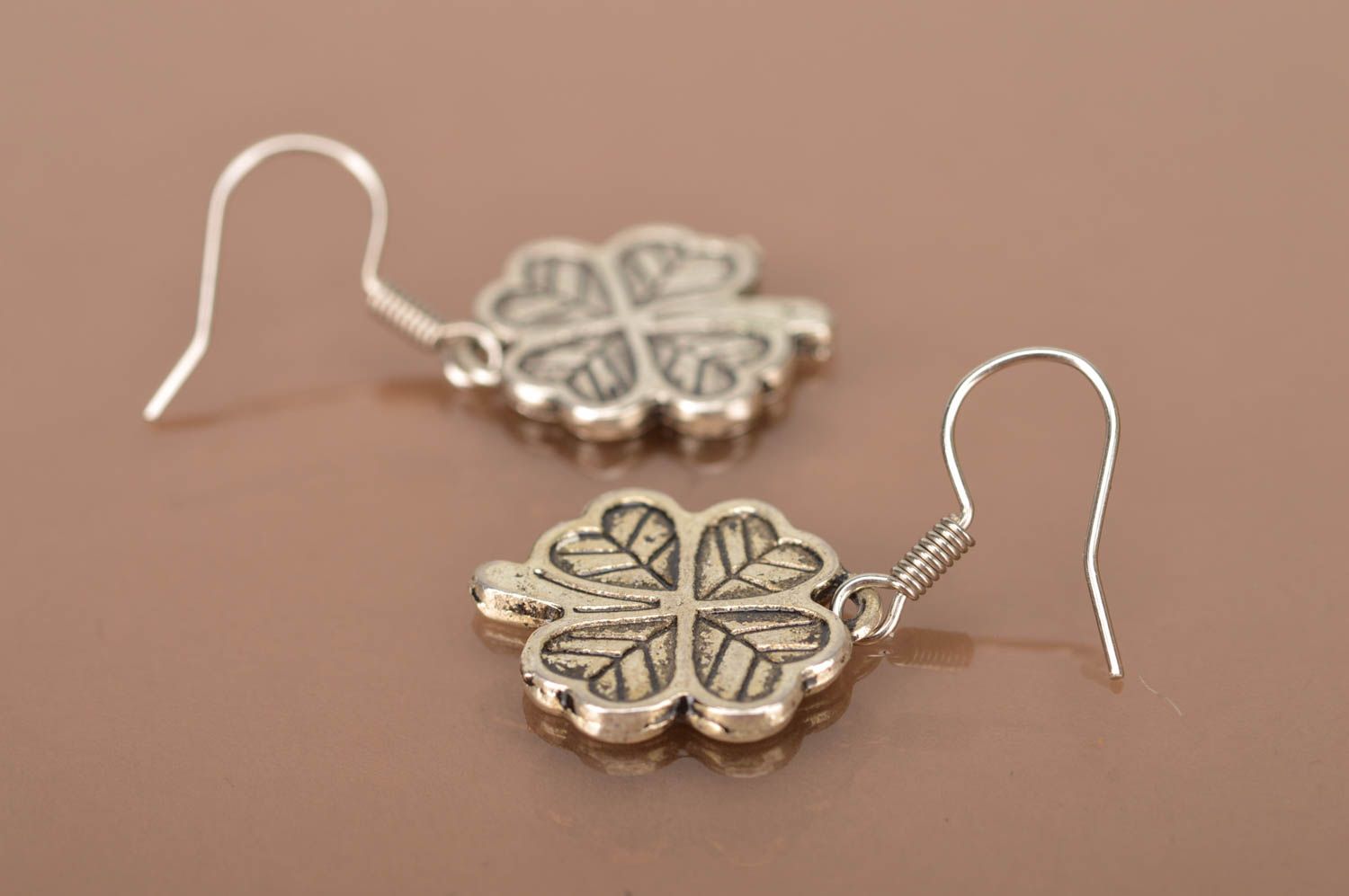 Beautiful handmade metal earrings unusual earrings for women gifts for her photo 4