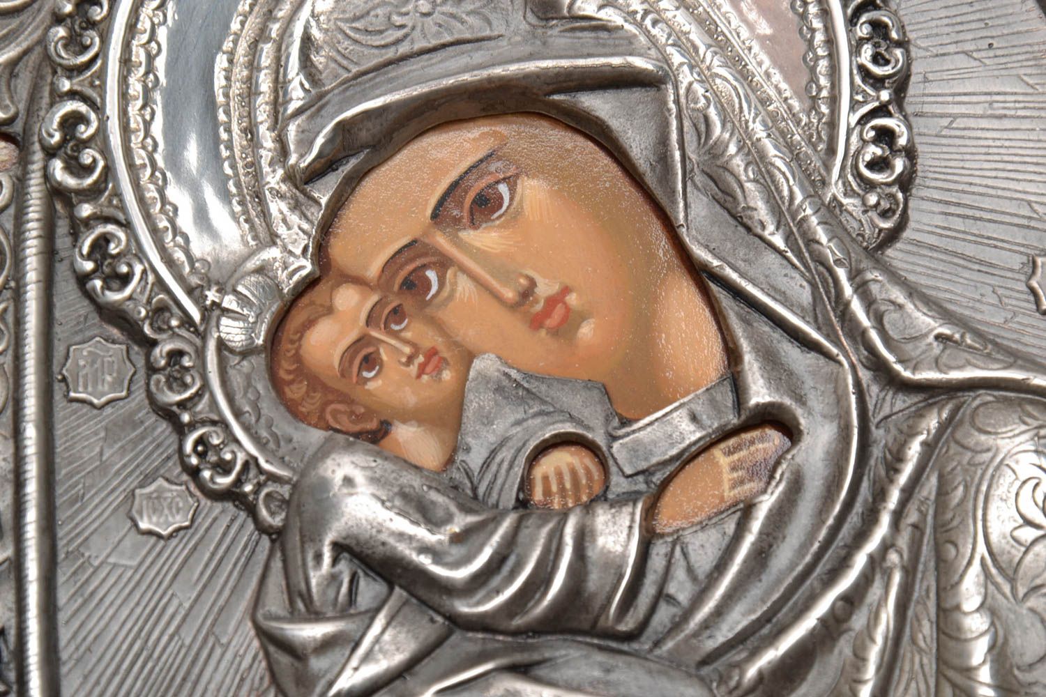 Икона Богоматери с младенцем  фото 3