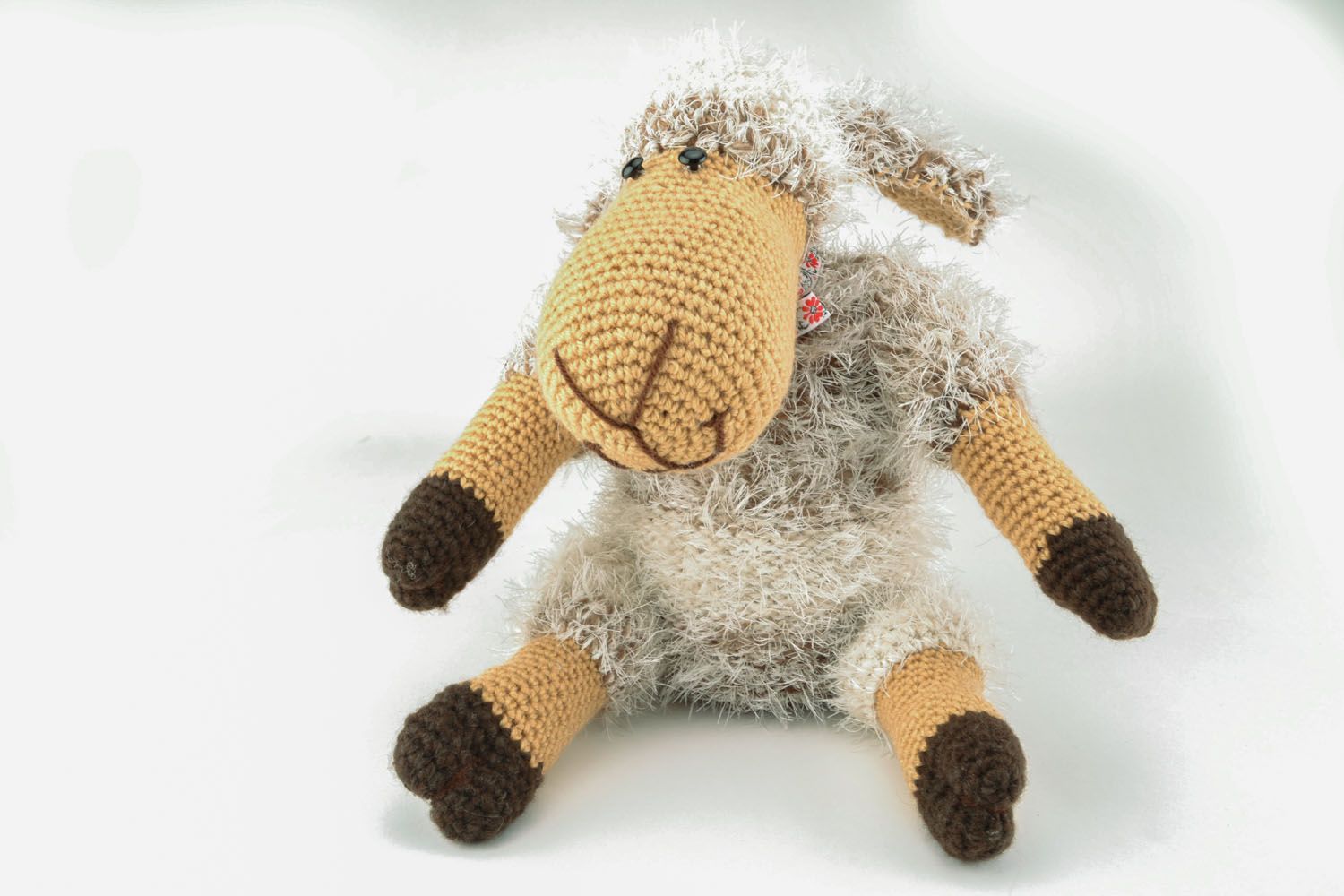 Homemade crochet toy Sheep photo 2