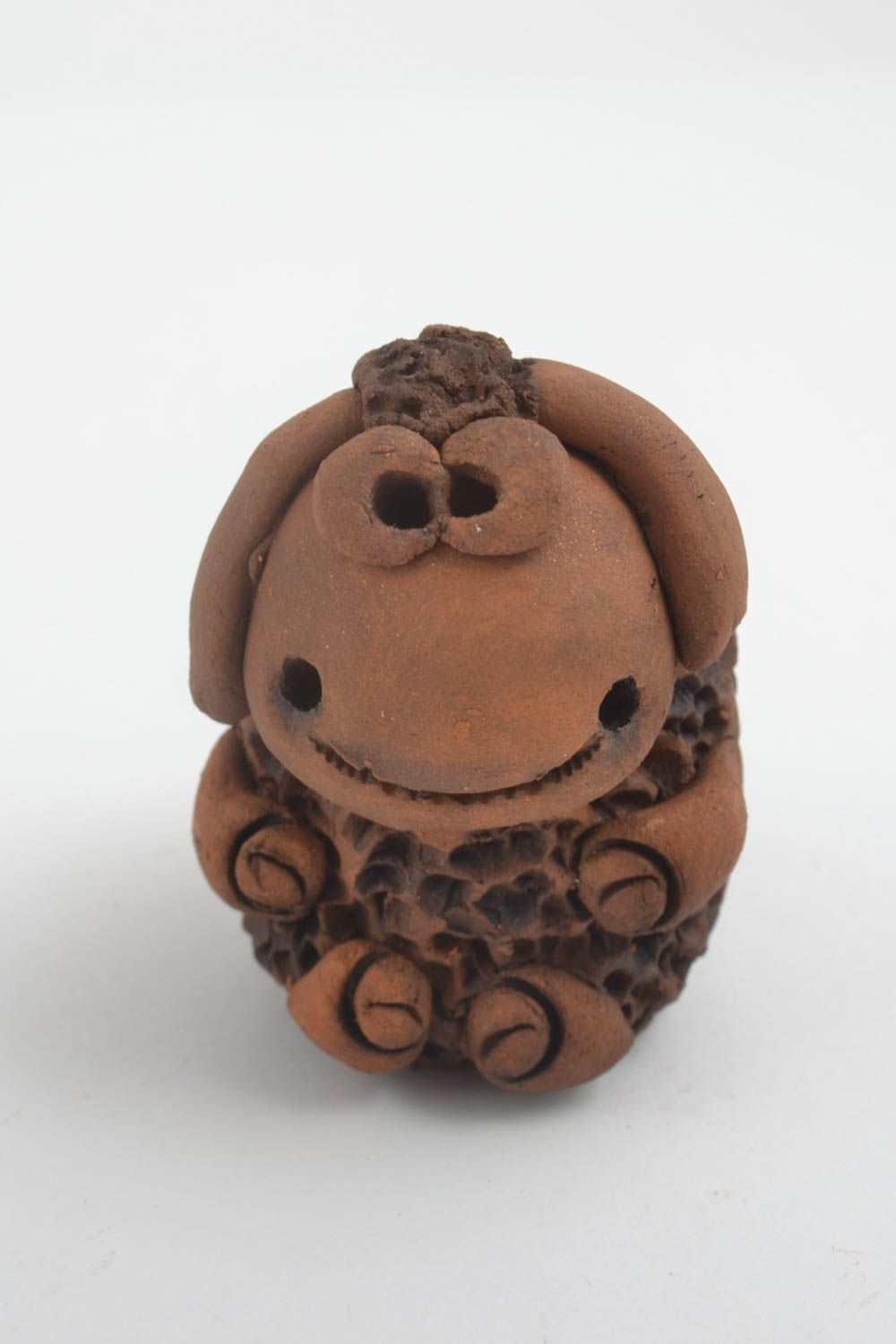 Figurita de cerámica artesanal elemento decorativo regalo original Ovejita  foto 2