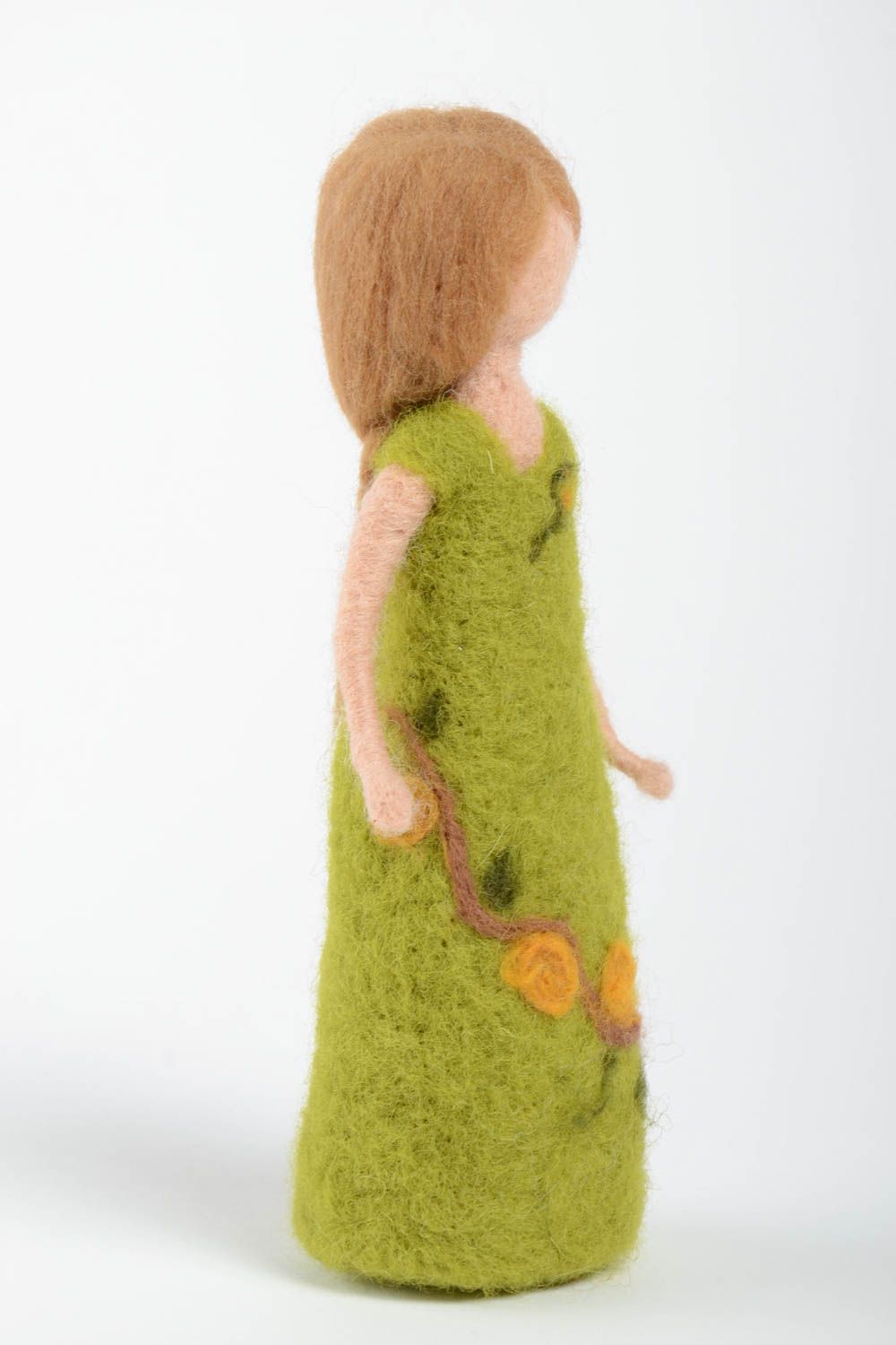 Muñeca artesanal de lana juguete para decorar la casa regalo para niñas foto 5