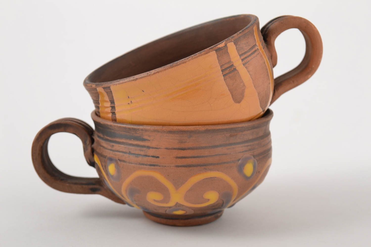 Керамические чашки ручной работы посуда для чайной церемонии посуда для чая фото 5