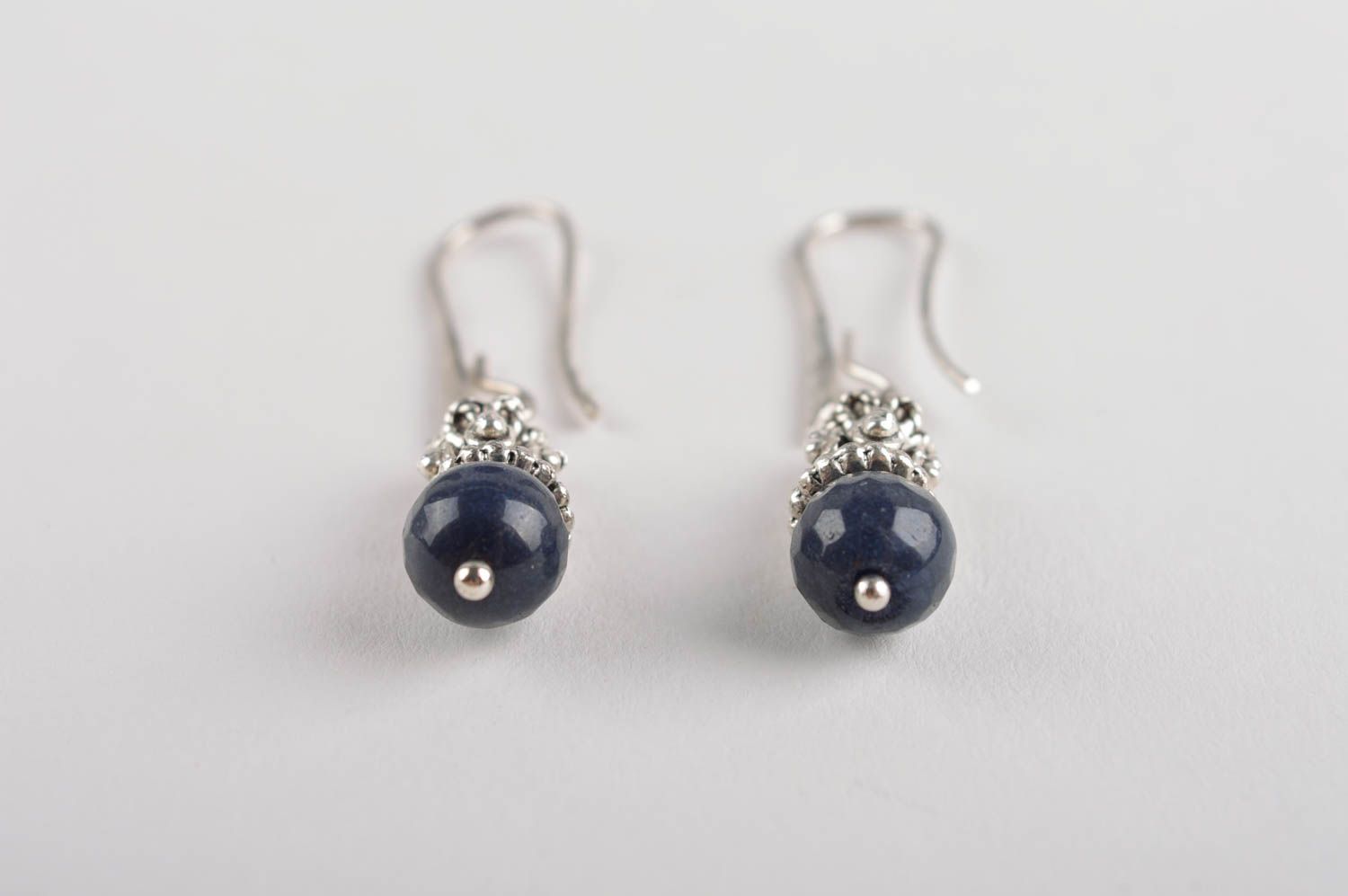 Handmade jewelry stone earrings dangling earrings women accessories gift for her photo 3
