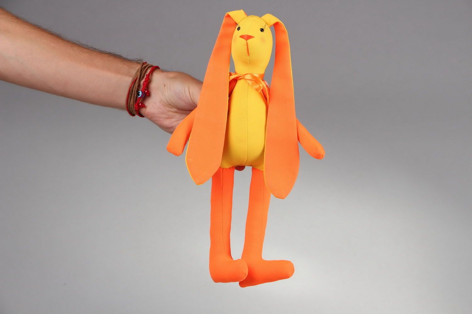 Muñeco de peluche Conejo naranja foto 1