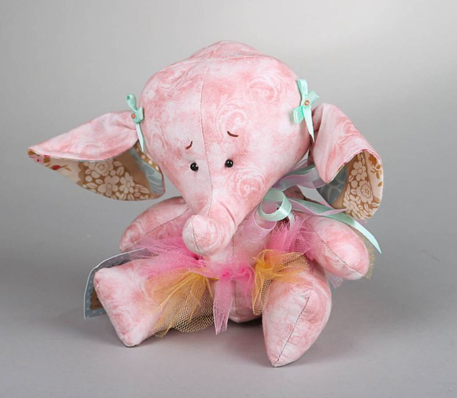Soft author's doll Elephant Ballerina photo 2