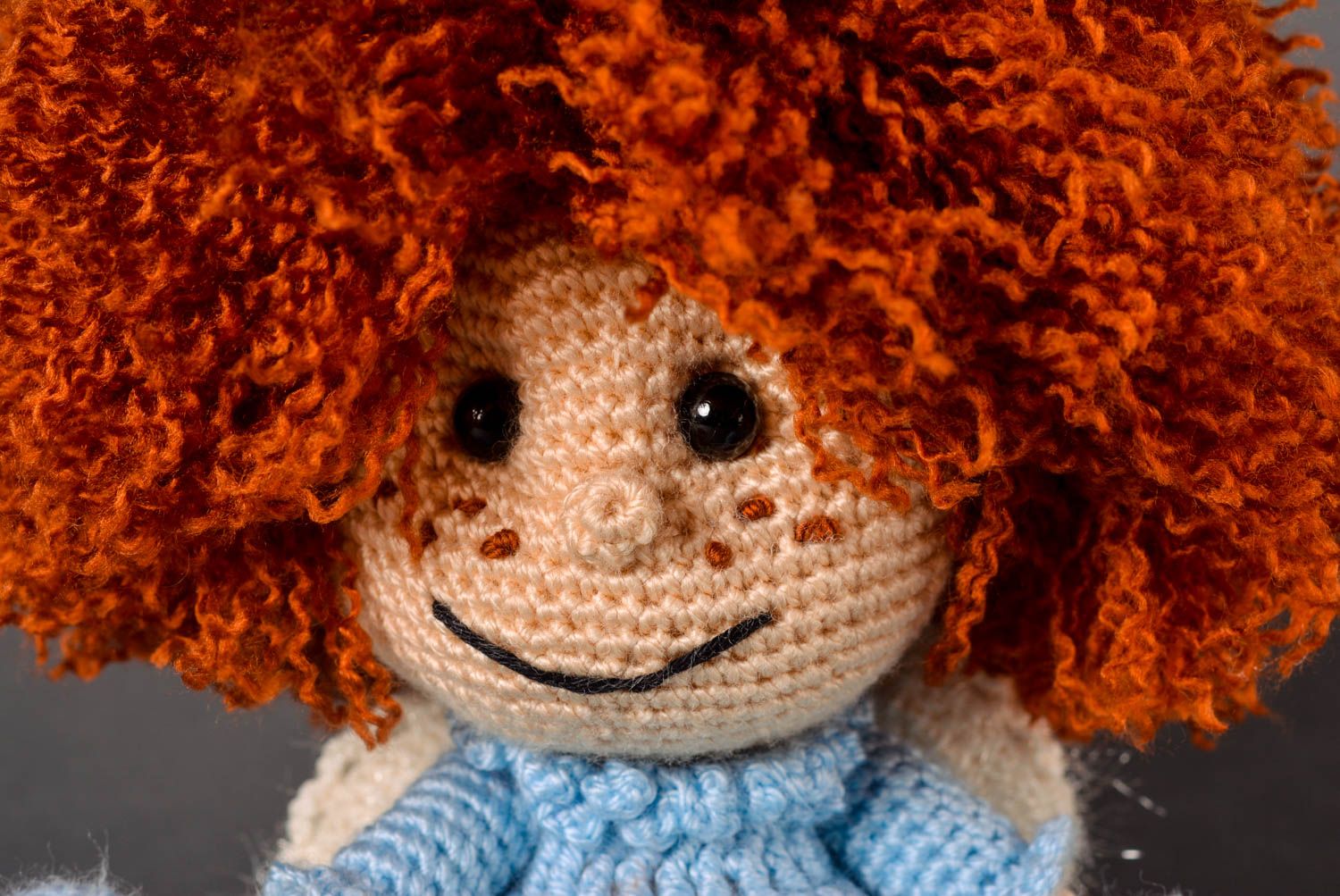 Muñeca artesanal juguete tejido decoración de habitación regalo para niña foto 3