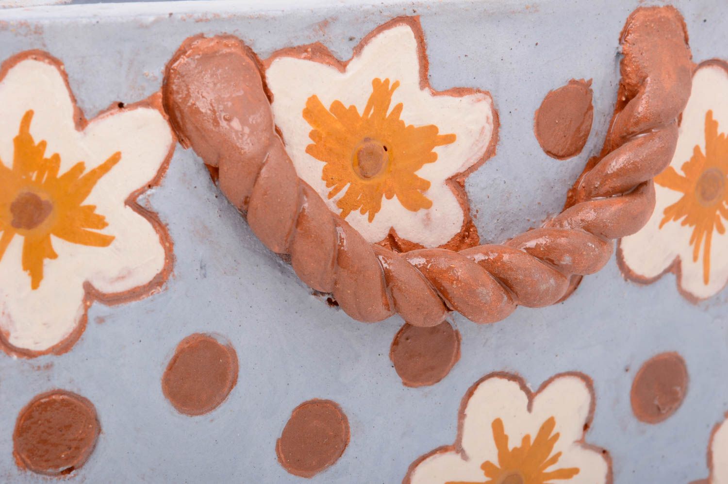 Handmade Keramik Vase Geschenk für Frauen Deko Vase Haus Deko aus Ton foto 5