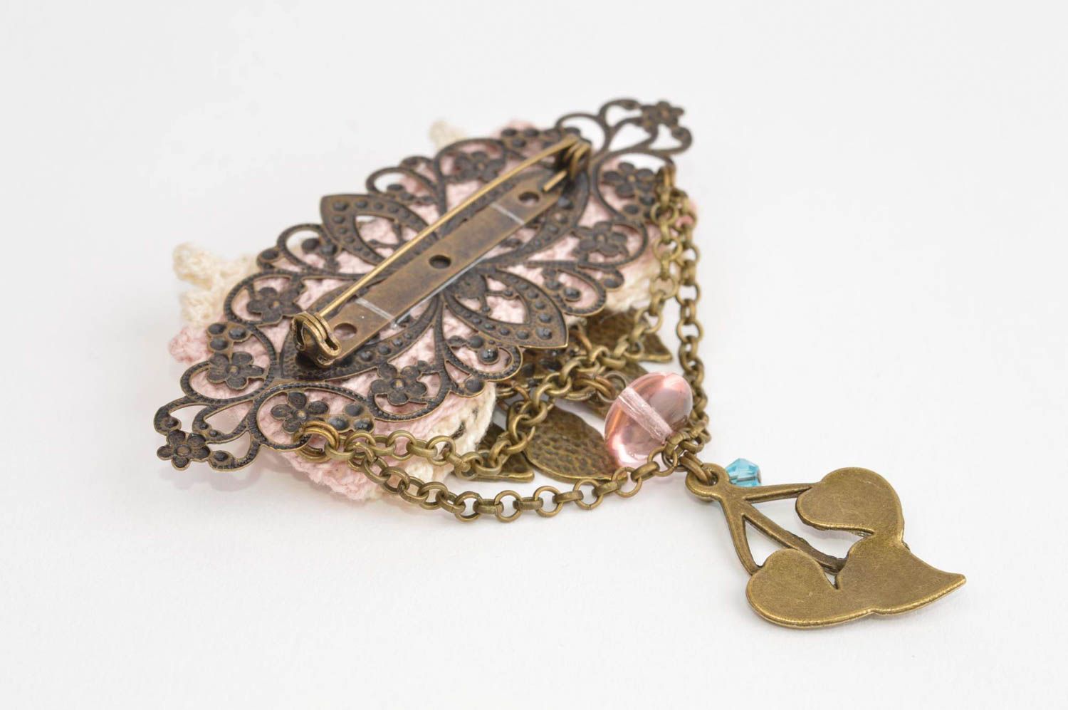 Vintage brooch handmade jewelry designer brooch exclusive brooch elegant brooch photo 4