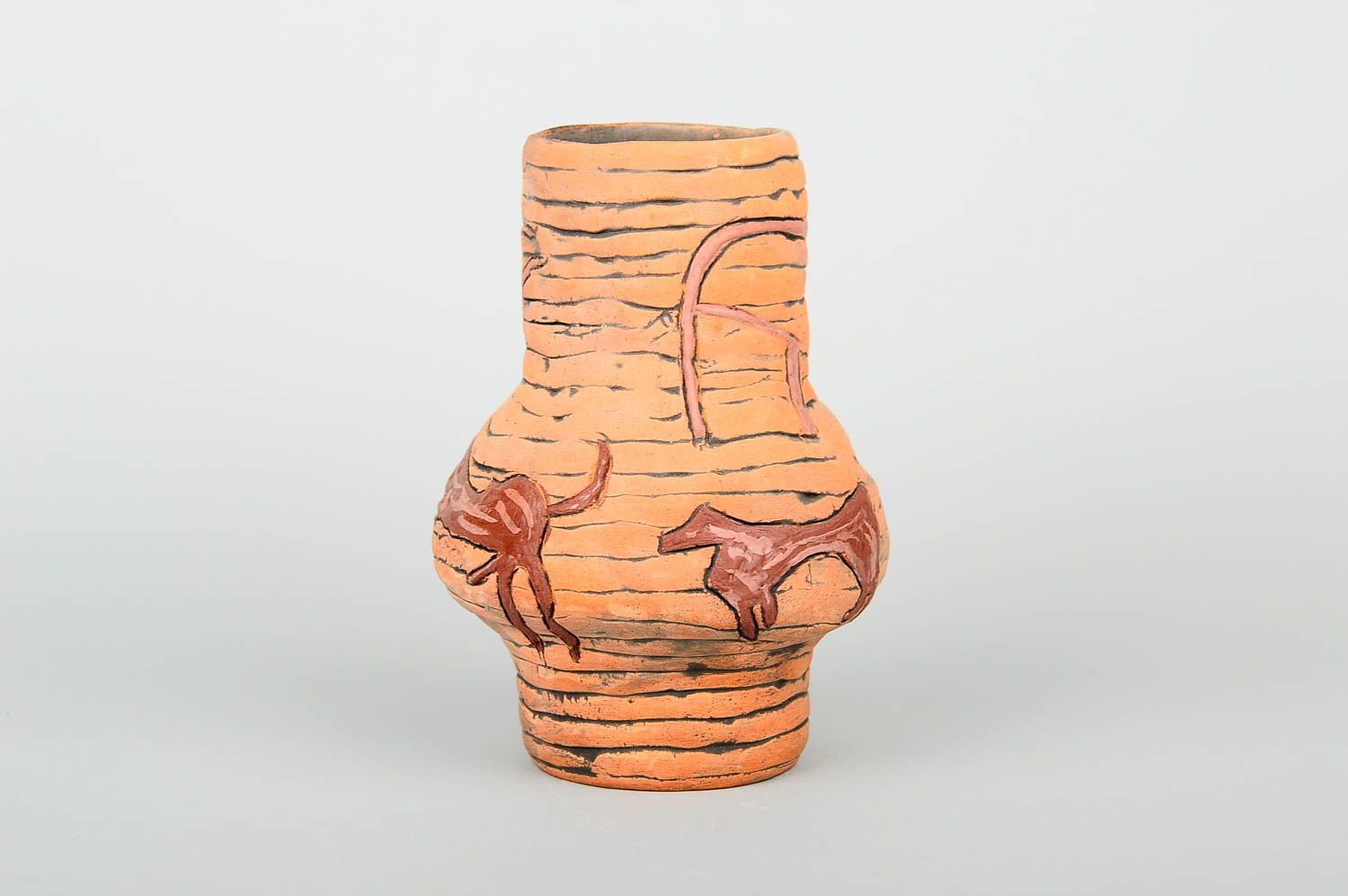 Красивая ваза ручной работы декор для дома керамическая ваза для цветов фото 3