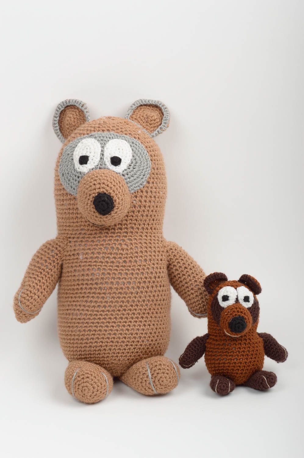 Juguetes hechos a mano con forma de osos para decorar la casa regalo para niños foto 5