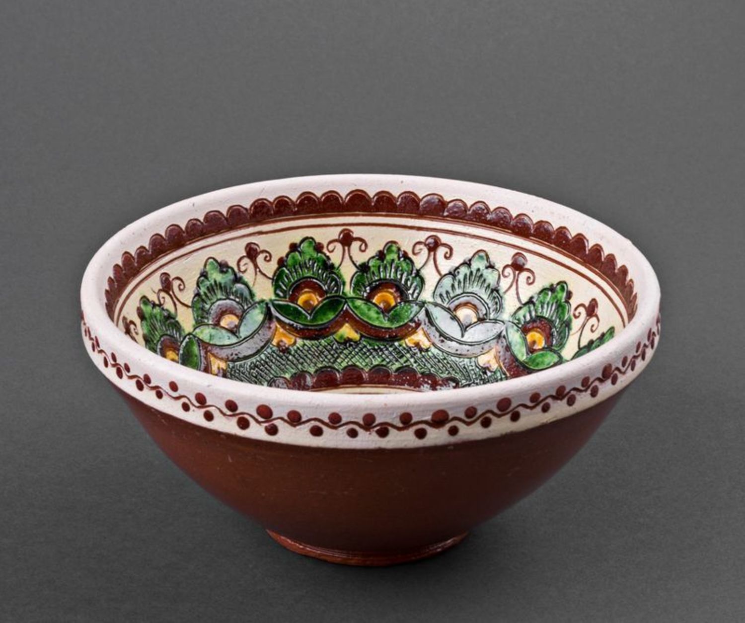 Ceramic bowl for kitchen decor photo 2
