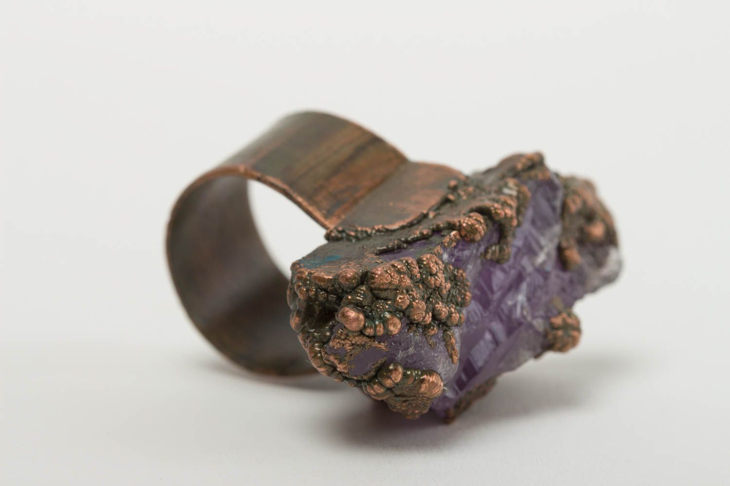 Handmade ring beautiful ring designer accessory copper jewelry gift ideas photo 3