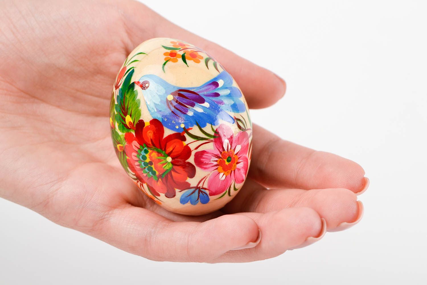 Decoración para Pascua hecha a mano huevo decorado regalo original de navidad foto 1