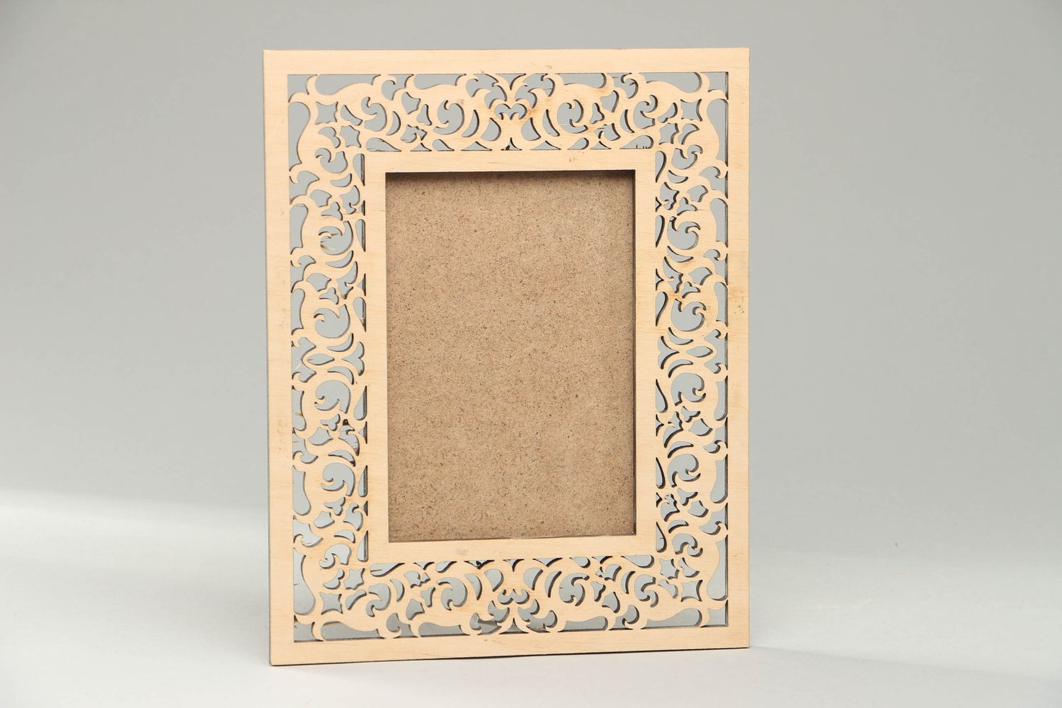 Plywood craft blank photo frame photo 1