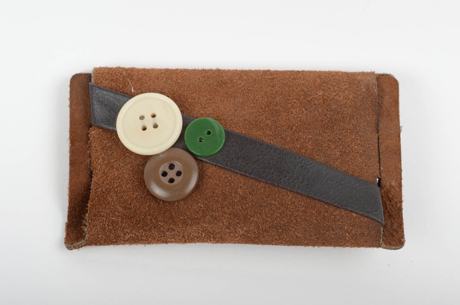 Handmade leather wallet designer women wallet leather accessories for women photo 2