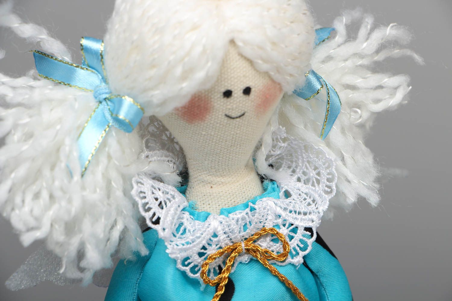 Designer textile doll Princess and the Pea photo 2