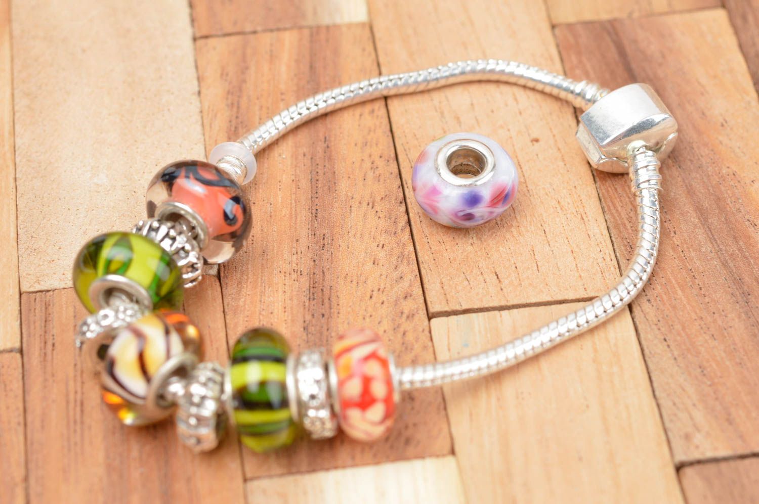 Beautiful handmade glass bead fashion accessories beautiful jewellery making photo 4