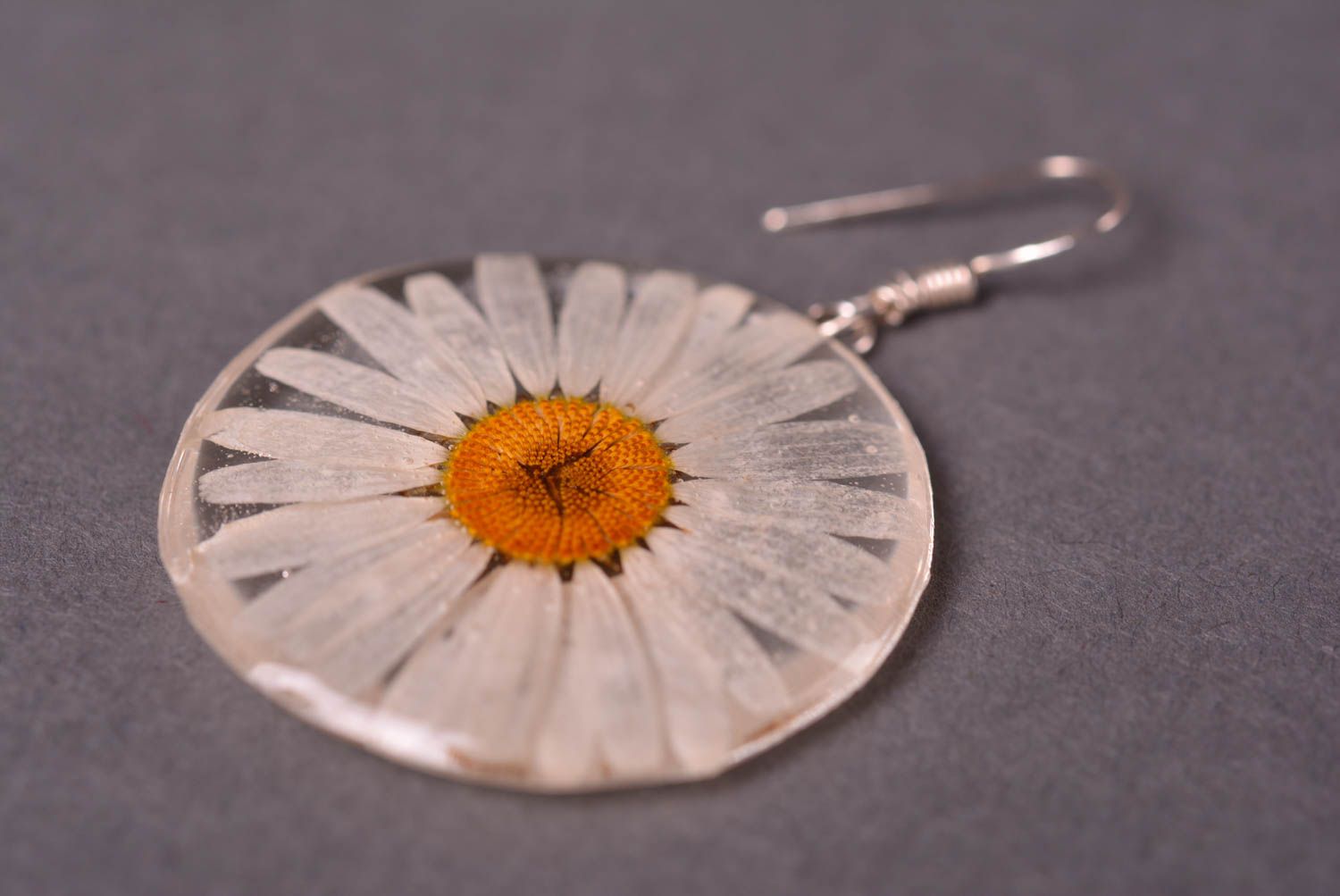 Flower earrings handmade botanic jewelry fashion bijouterie long earrings photo 4