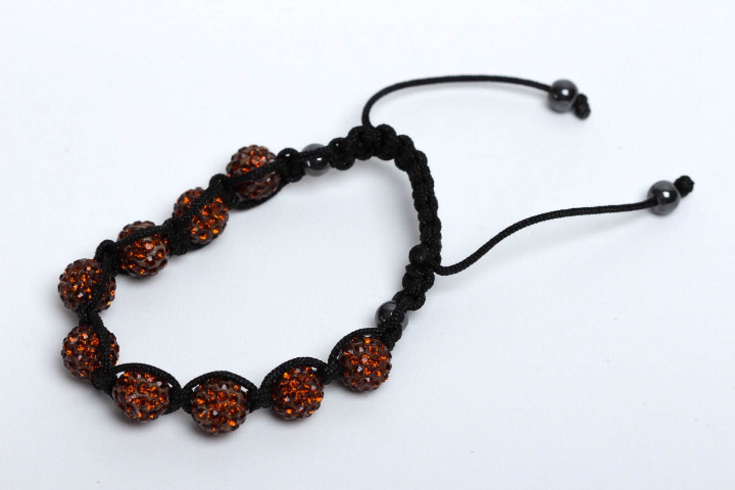 Handmade designer bracelet woven bracelet beaded bracelet woven fashion jewelry photo 2