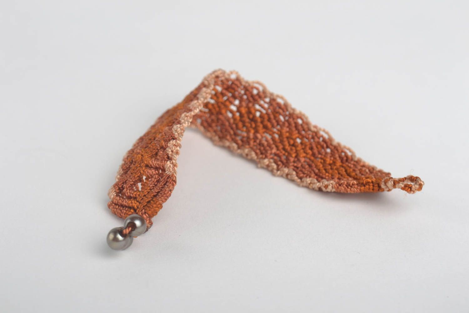 Handmade bracelet designer jewelry macrame accessory beads bracelet gift ideas photo 4