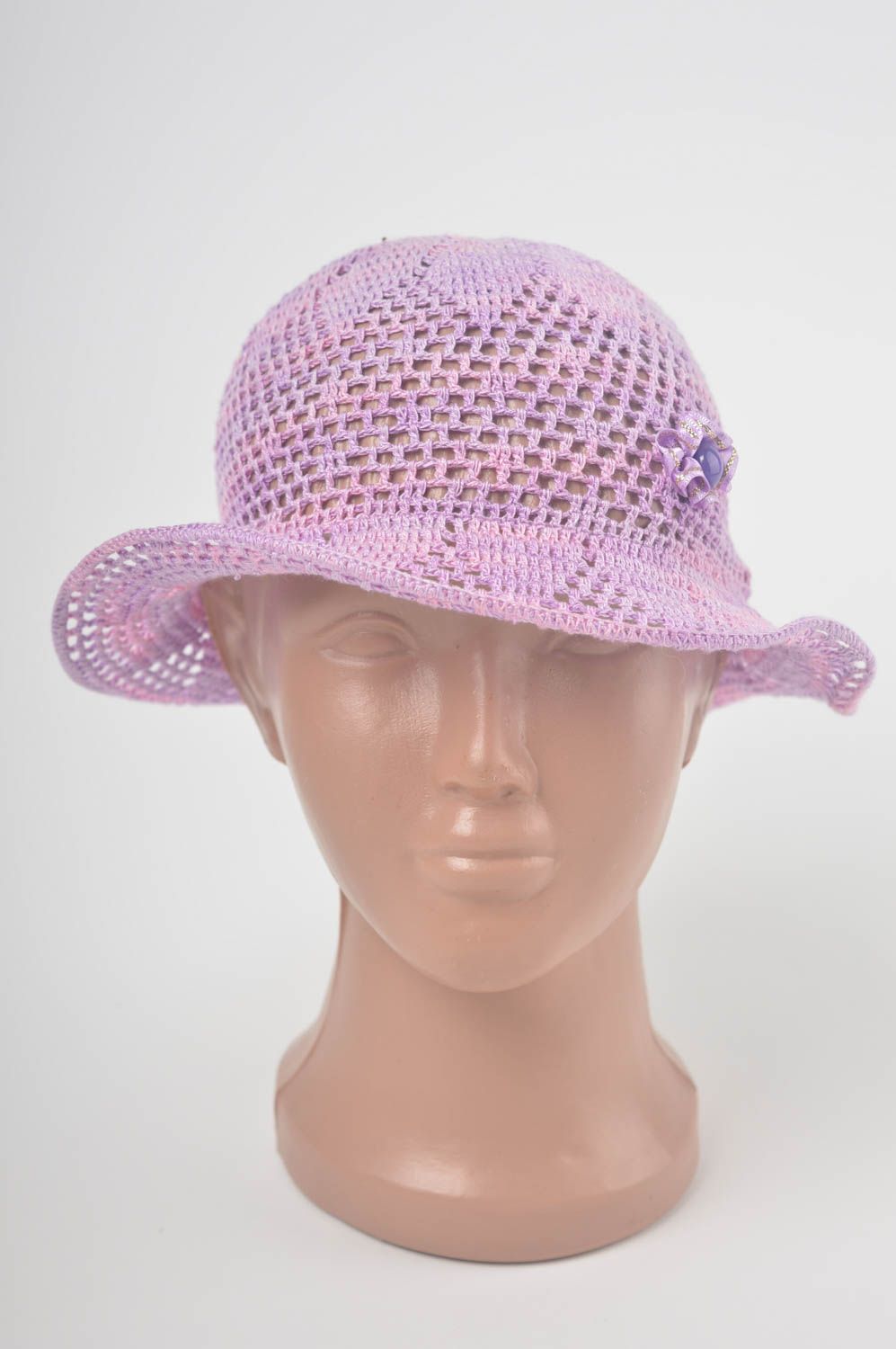 Unusual handmade summer hat cute hats crochet baby hat design gifts for kids photo 2