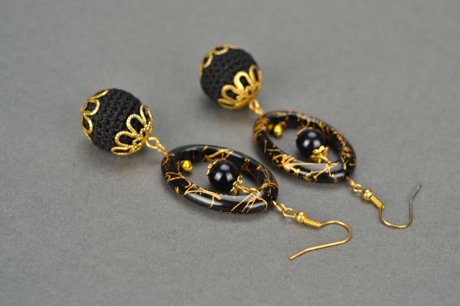 Crochet earrings Elegant photo 5