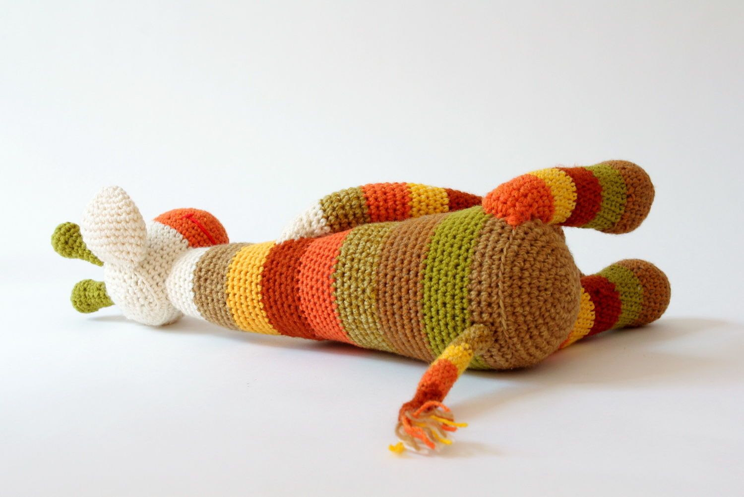 Jouet mou tricoté en forme de girafe photo 2