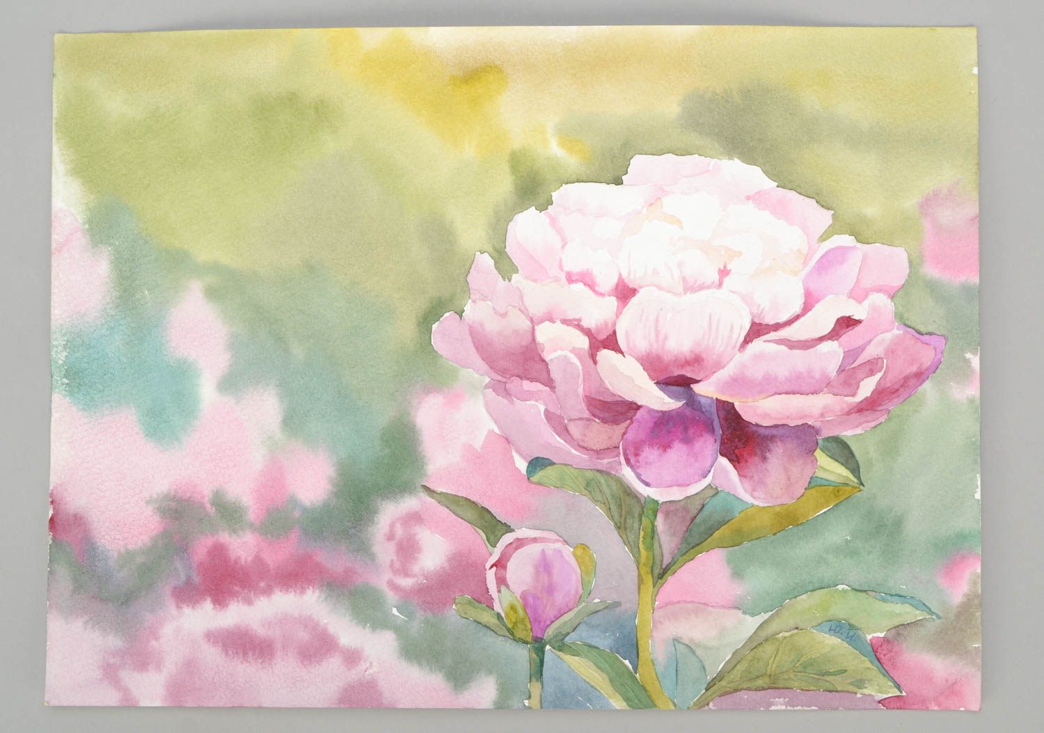 Watercolor painting for wall decor photo 4