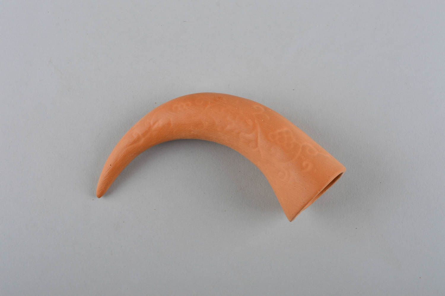 Handmade collection ware cup horn for drinking ceramic horn for alcohol 100 ml photo 3