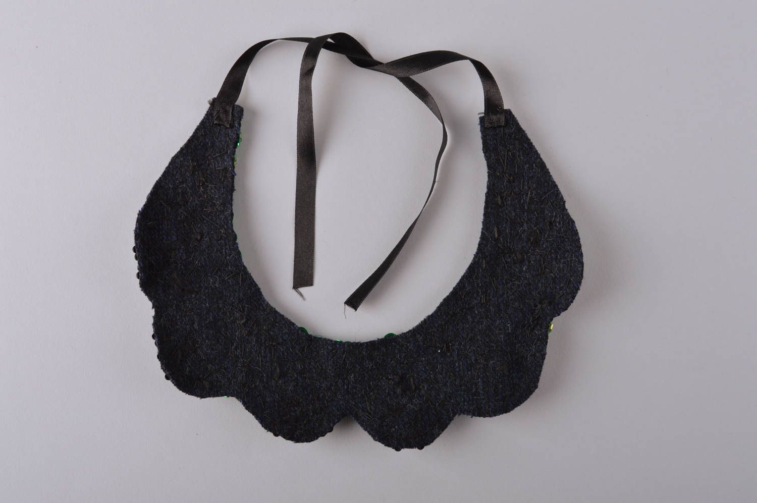 Handmade Schmuck Halskette abnehmbarer Kragen Accessoire für Frauen grün foto 5