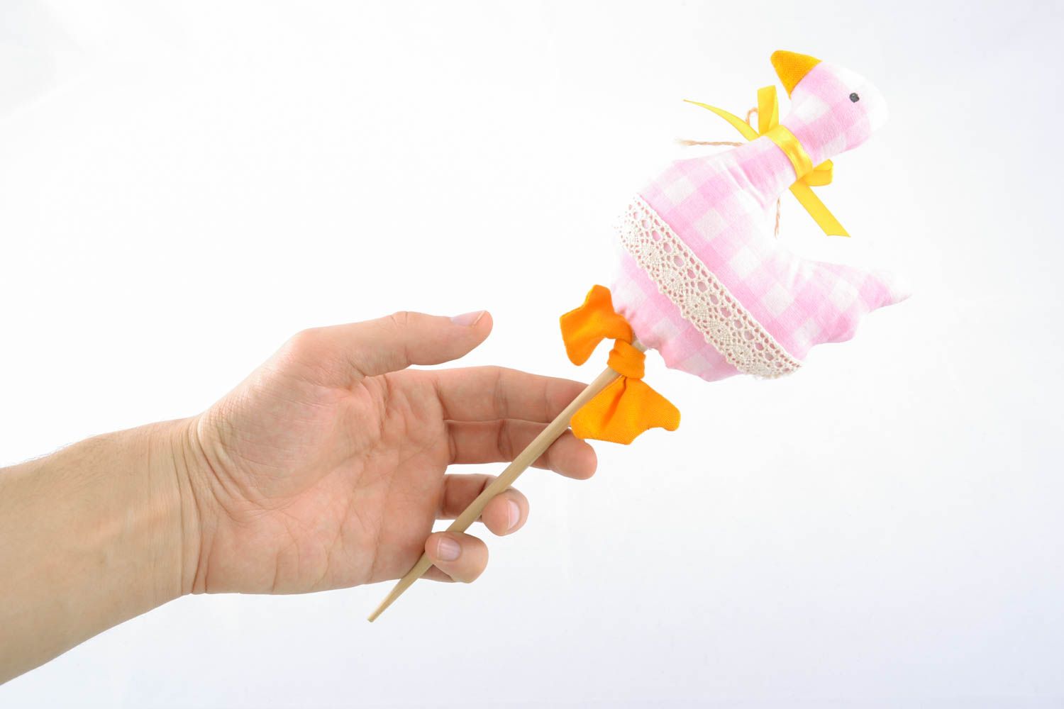 Decorative toy for flowerpot Bird on Stick photo 4