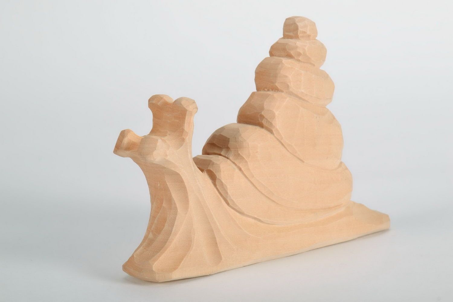 Wooden figurine Snail photo 1