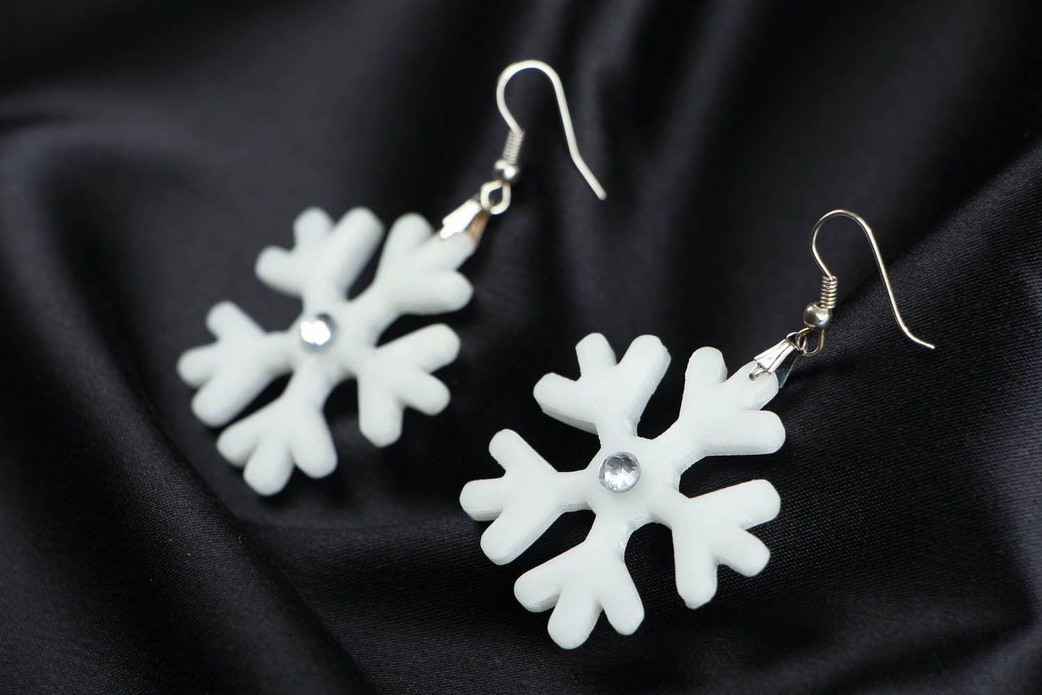 Earrings Snowflake photo 2