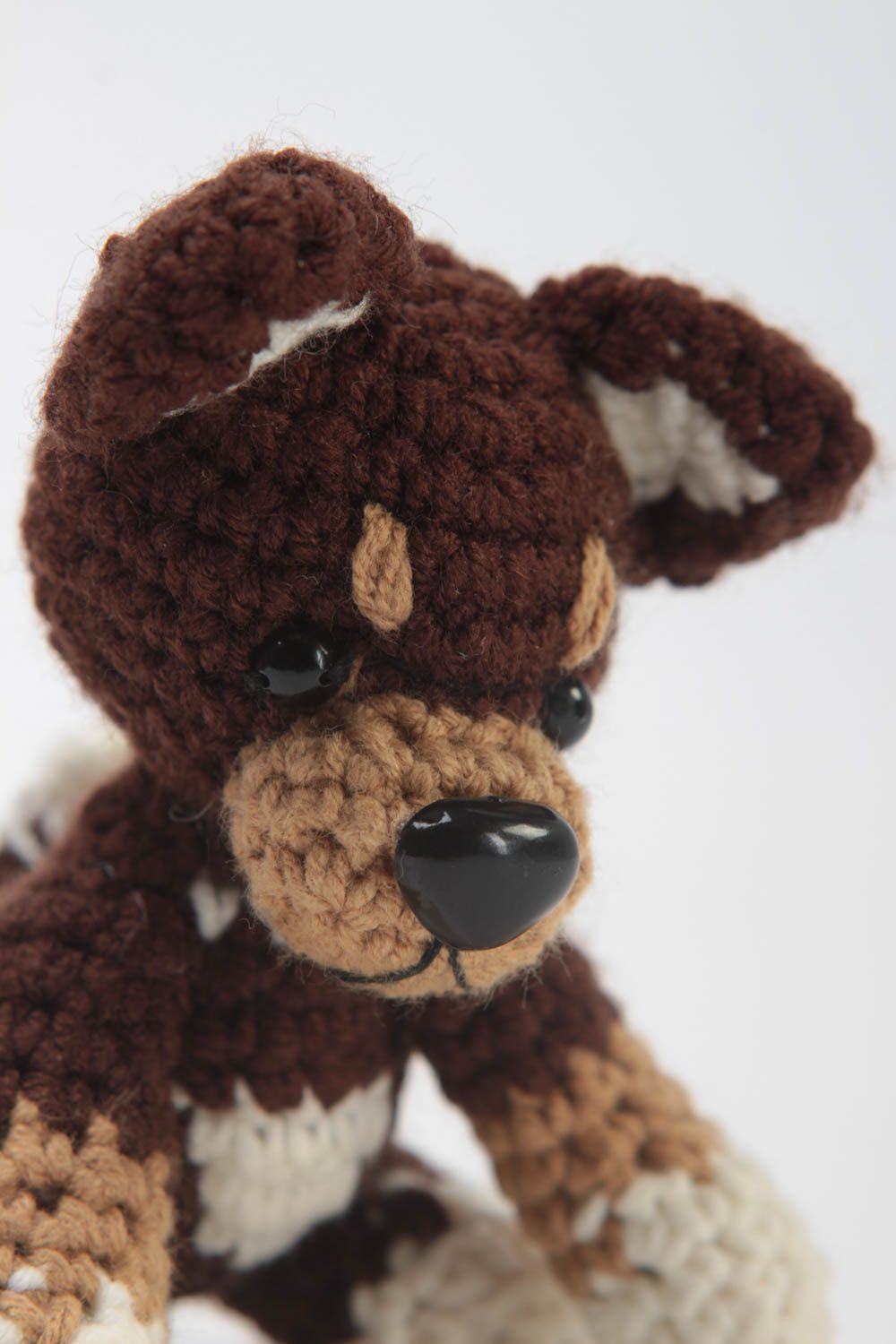 Juguete de peluche hecho a mano muñeco para niños animalito tejido al crochet foto 3
