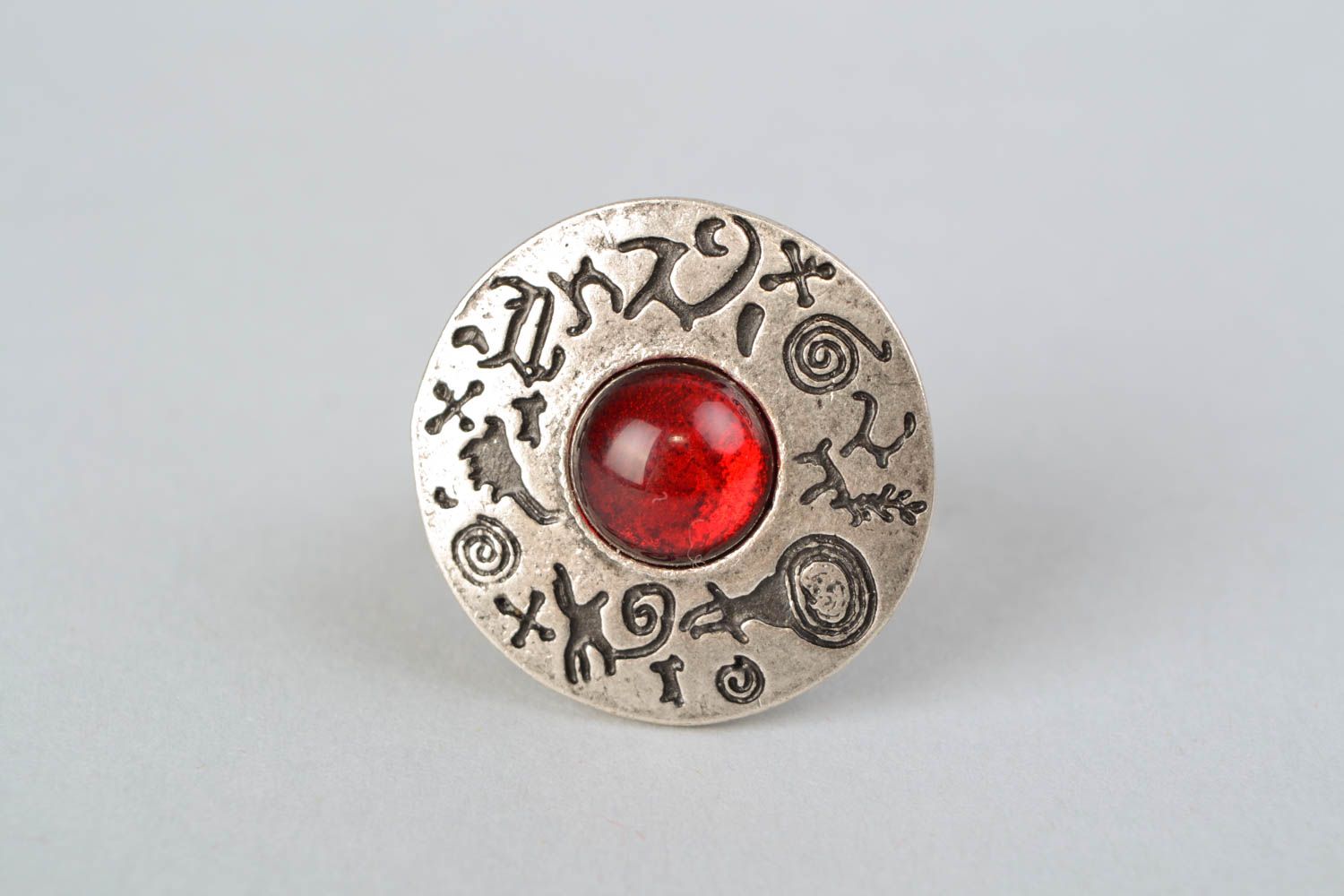 Metal ring in ethnic style Harmony of Life photo 5
