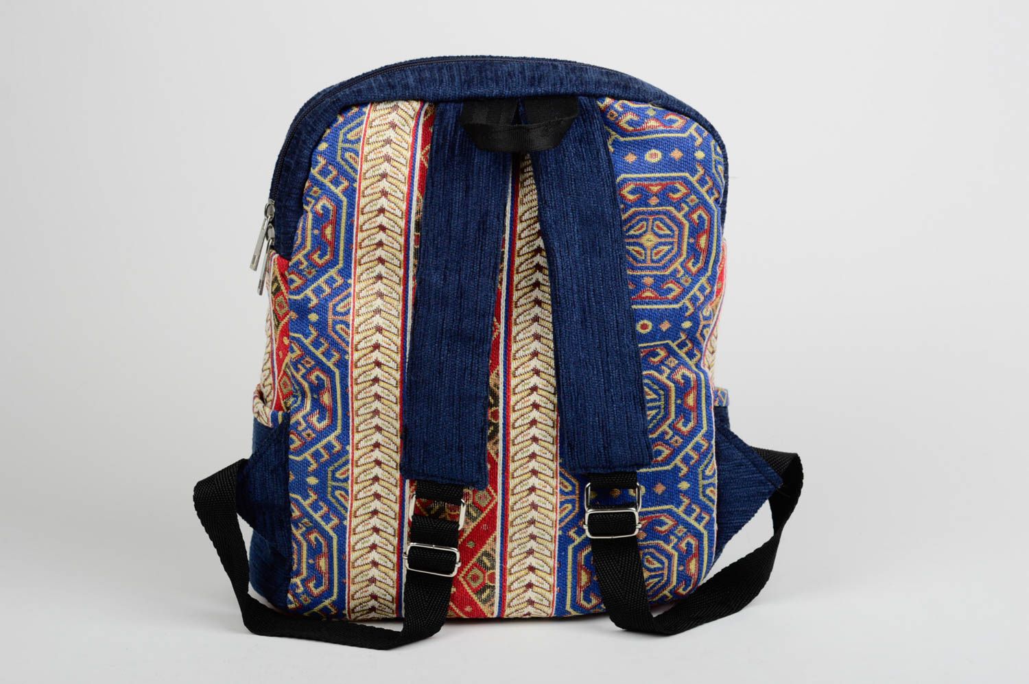 Bolso mochila artesanal para niños de tela accesorio de moda regalo original foto 3
