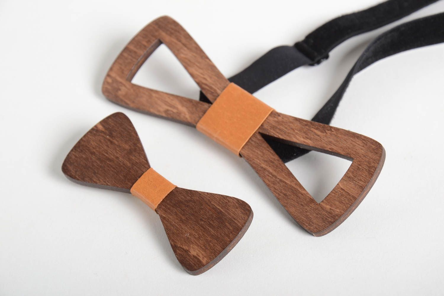 Handmade bow tie wooden bow tie accessories for men designer accessories photo 5