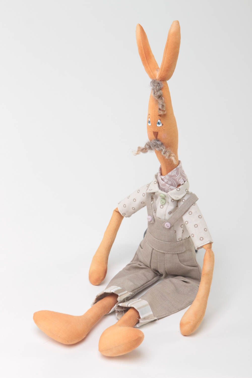 Muñeco de trapo hecho a mano juguete original decoración de dormitorio foto 2