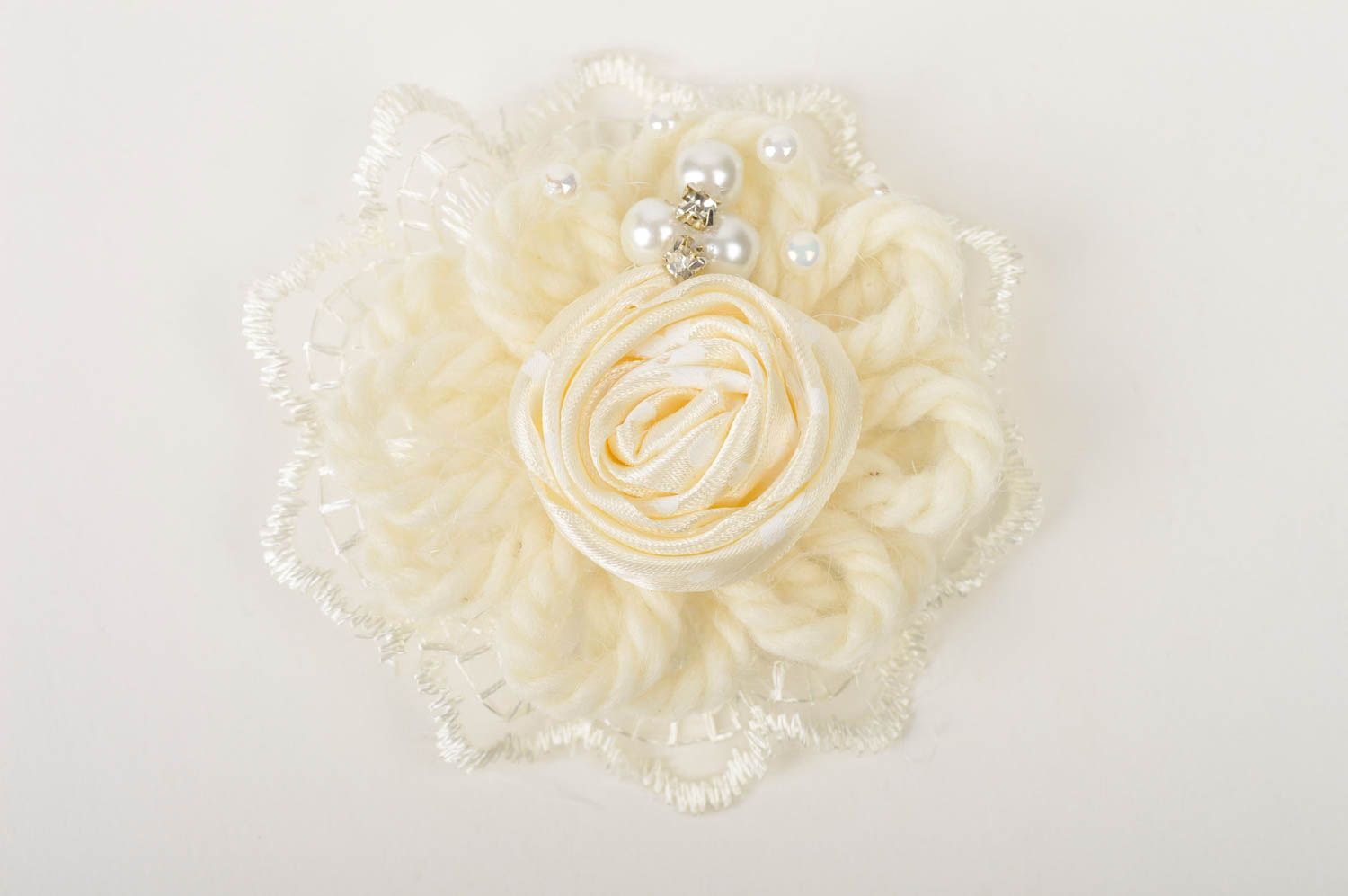 Handmade brooch jewelry designer accessories flower brooch gifts for women photo 2