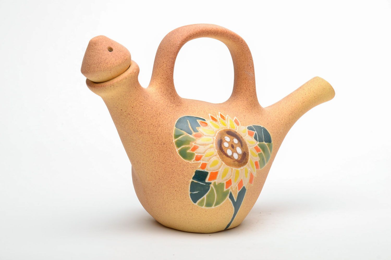 Ceramic teapot with lid photo 3