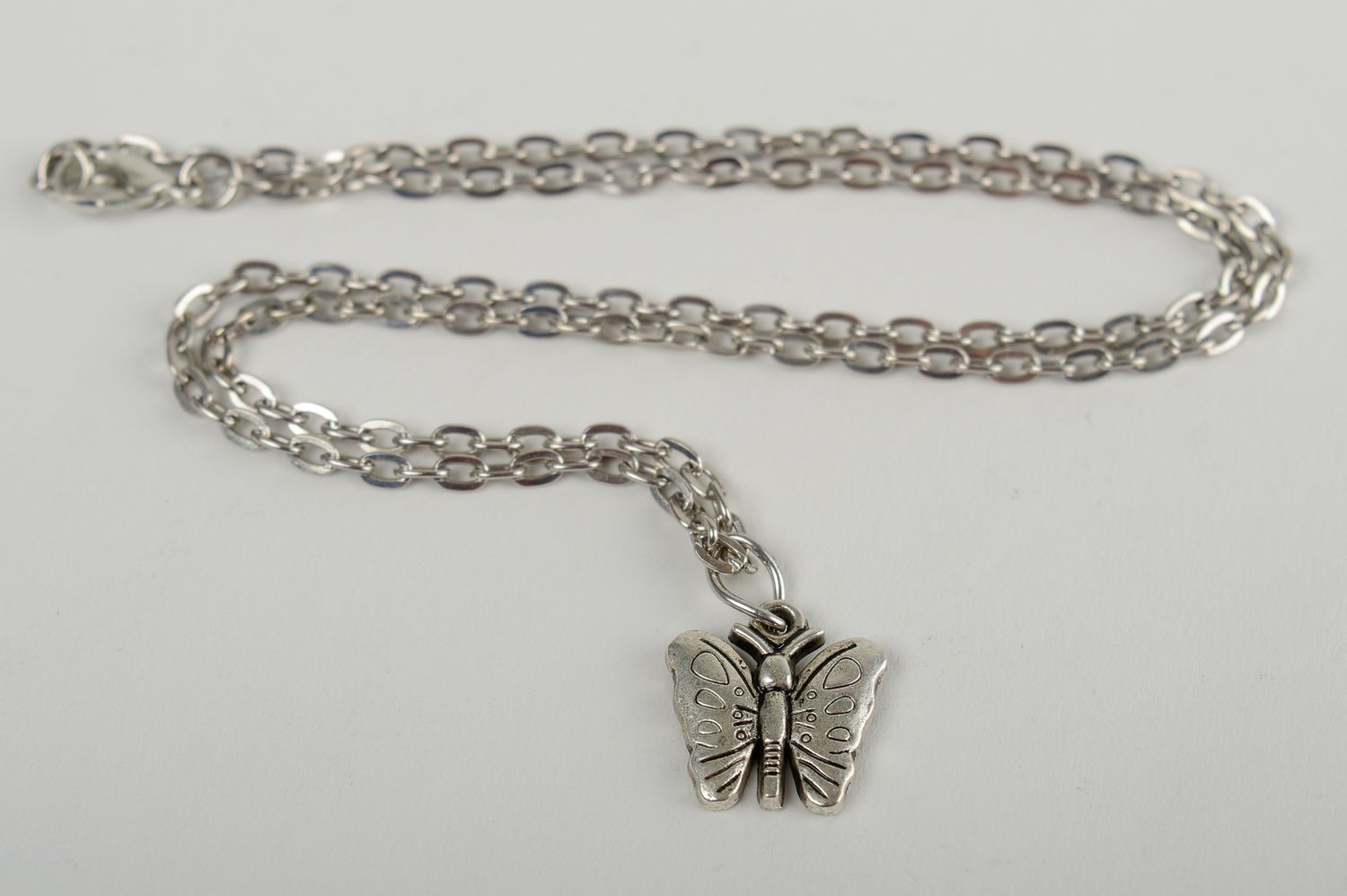 Vintage pendant handmade pendant on chain metal pendant metal jewelry for girls photo 2