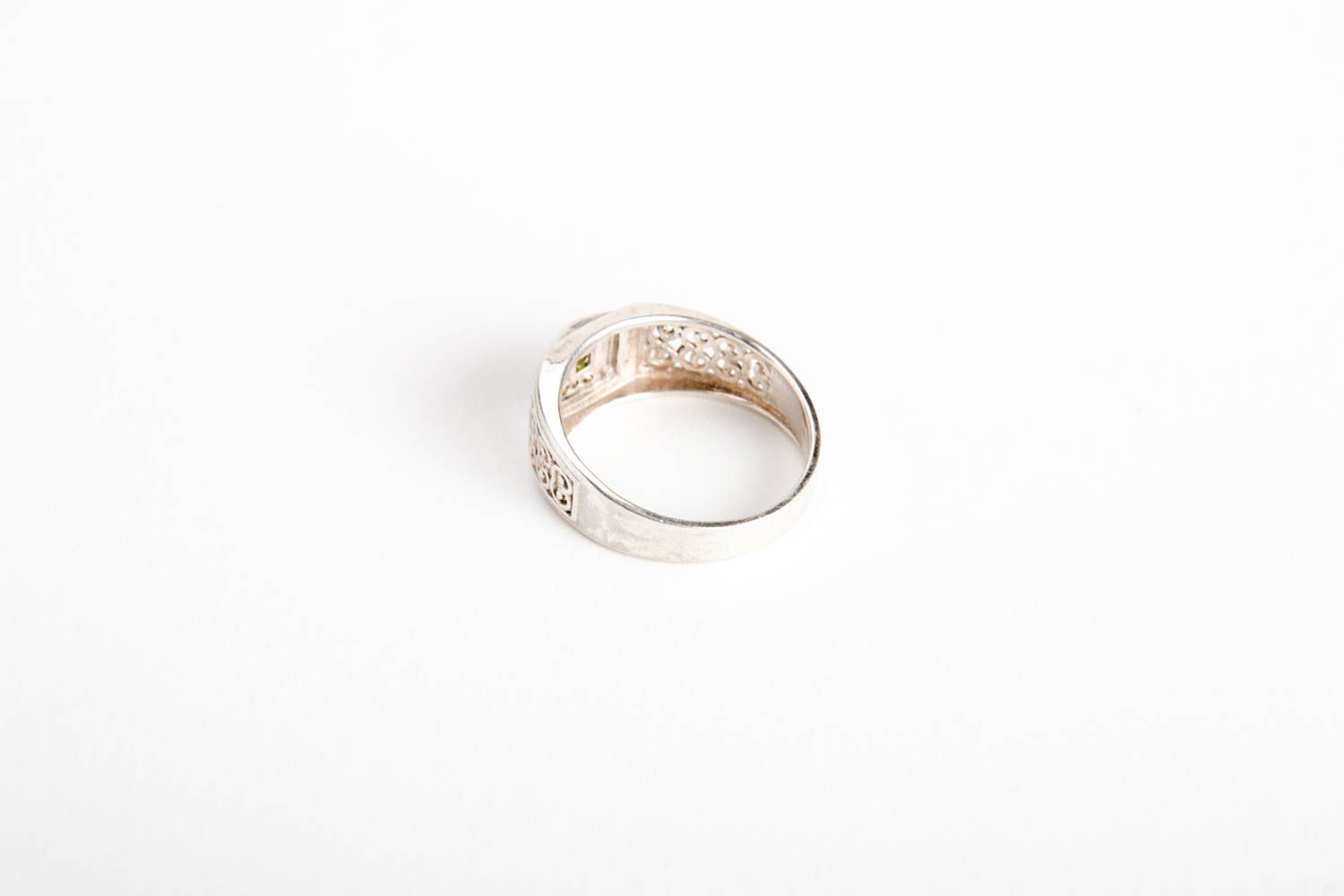 Handmade jewelry for men stylish silver accessory designer ring present photo 3