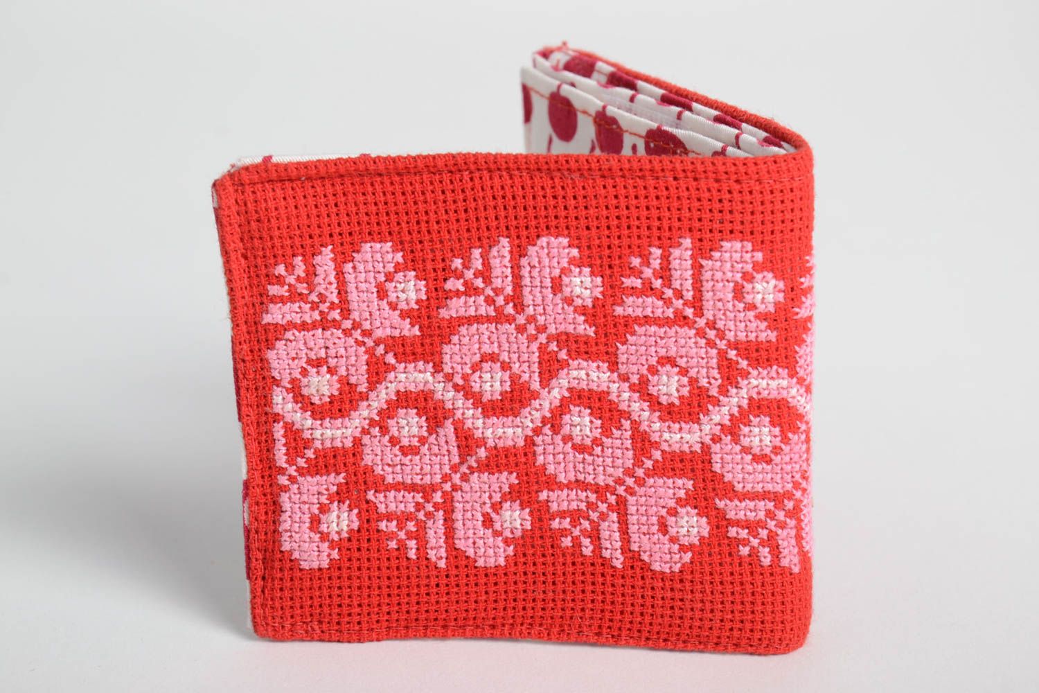 Handmade purse textile purse fabric wallet unusual purse for women gift ideas photo 3