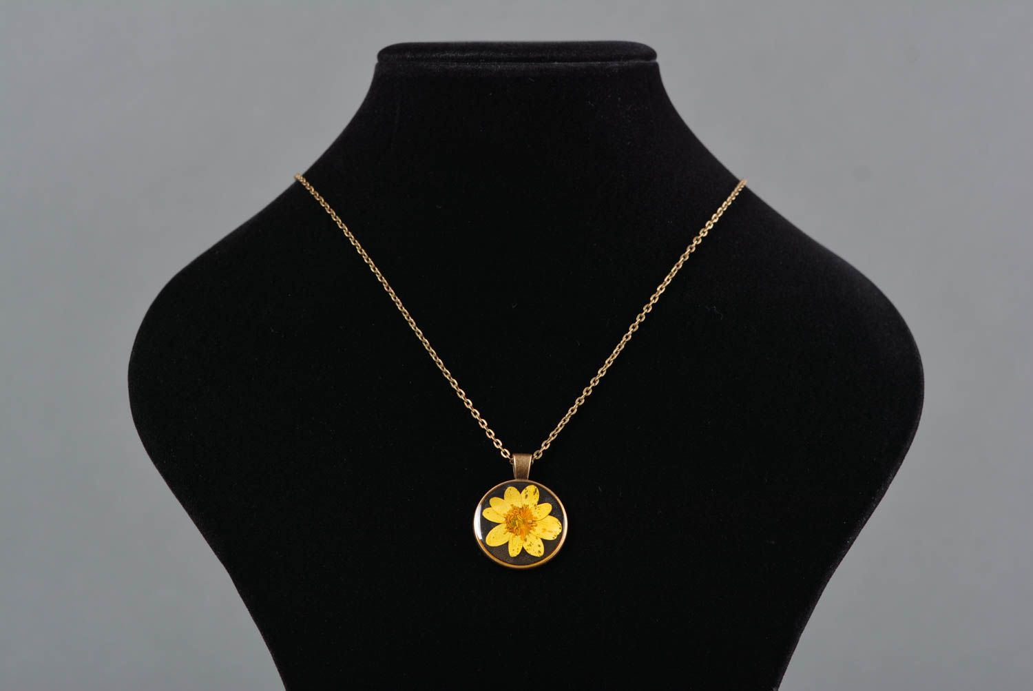Epoxy jewelry handmade necklace flower jewelry necklaces for women gifts for her photo 2