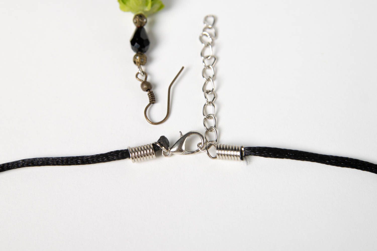Handmade earrings designer pendant unusual jewelry set gift ideas for women photo 4