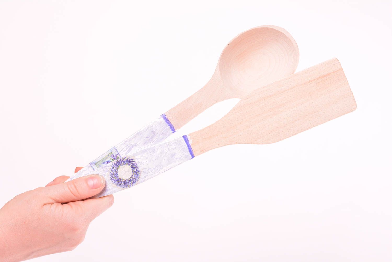 Juego de vajilla hecho a mano utensilios de cocina regalo original para mujer foto 3