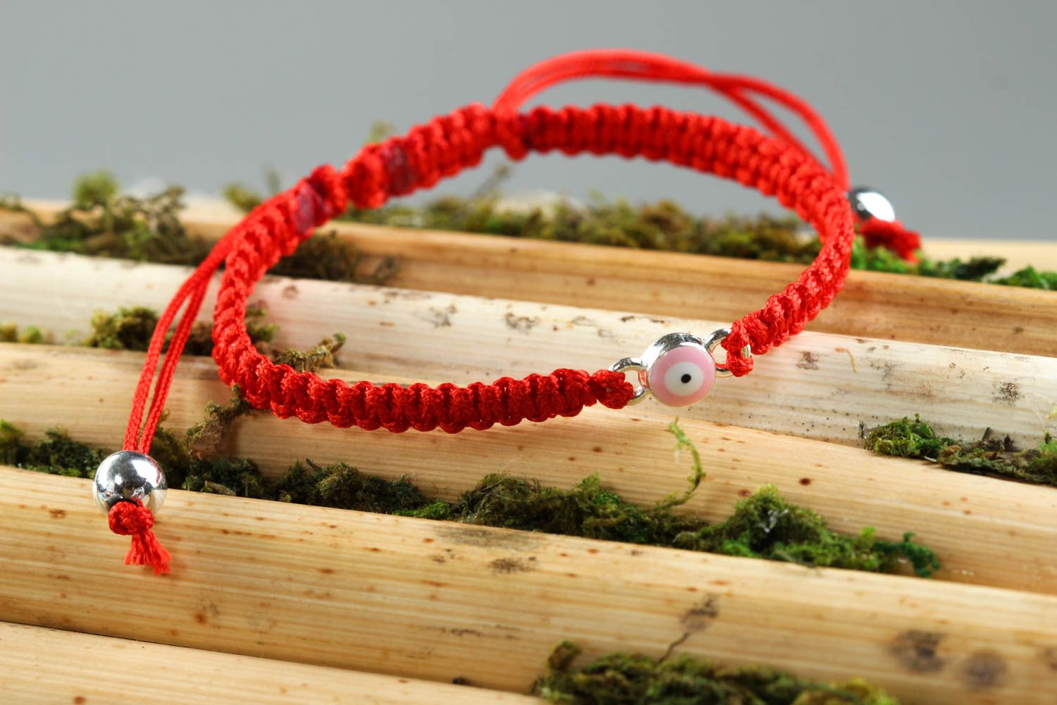 Stylish handmade friendship bracelet woven textile bracelet gifts for her photo 1